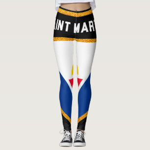 Leggings Drapeau Saint-Martin