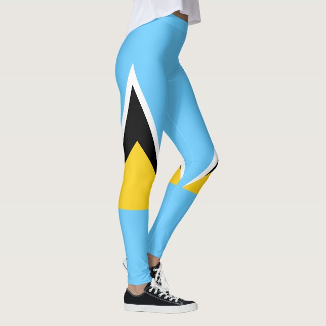 Leggings Drapeau Sainte-Lucie Indépendance de Sainte-Lucie (Droite)