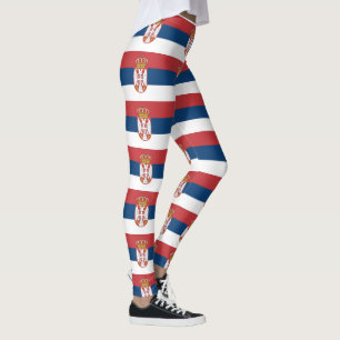 Leggings Drapeau serbe