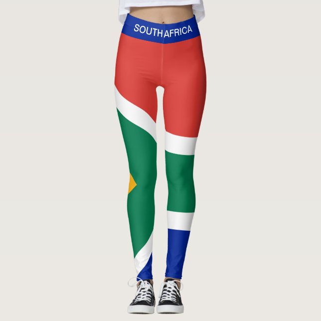 Leggings drapeau sud-africain (Devant)