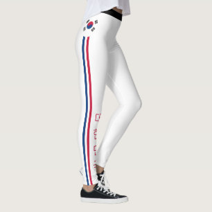 Leggings Drapeau sud-coréen mode voyage/ventilateur sport