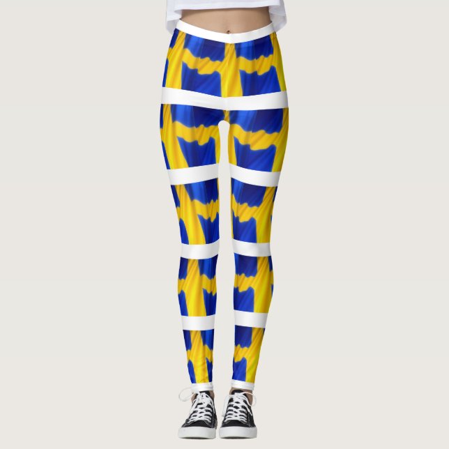LEGGINGS DRAPEAU SUÉDOIS (Devant)