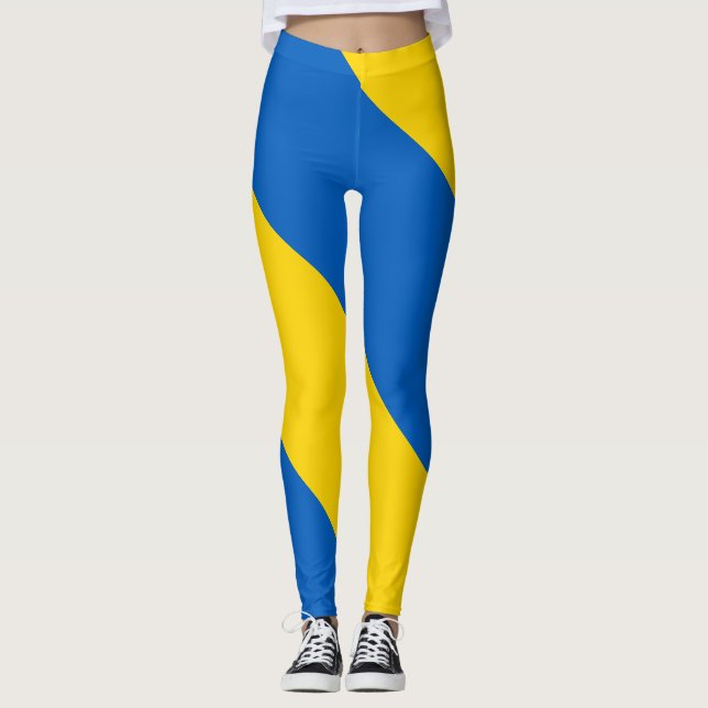 Leggings Drapeau Ukraine (Devant)
