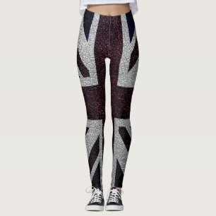 Leggings Drapeau vintage UK #12