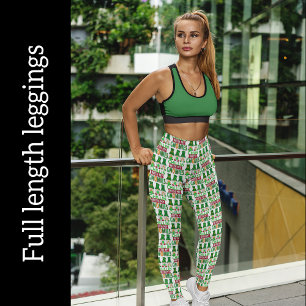 Leggings Drôle Chillin avec Gnomies Jour de la Saint Patric