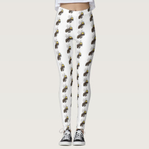 Leggings Drôle dessin animé d'insecte de la mouche à cheval