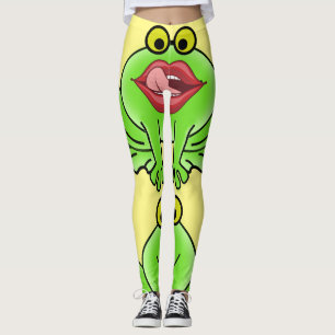 Leggings Drôle Embrasse Un Toad Thunder_Cove