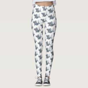 Leggings Drôle mignon requin marteau dessin animé