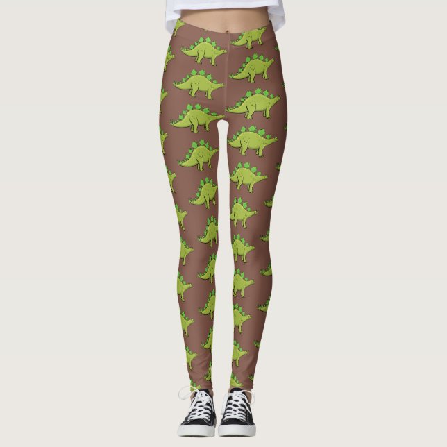 Leggings Drôle stegosaurus dinosaure dessin animé