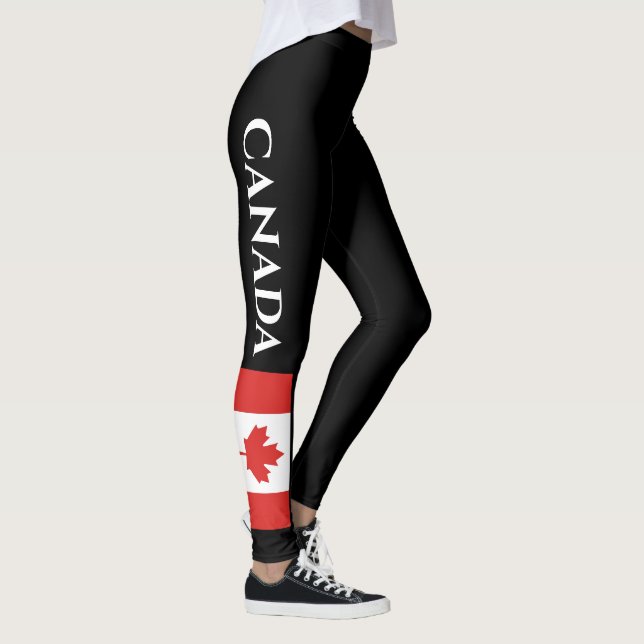 Leggings du Canada - Leggings de la fierté canadie (Droite)
