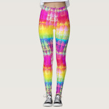 Leggings du crâne psychédélique