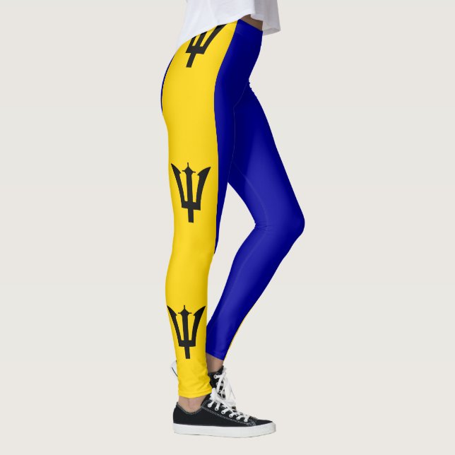 Leggings du drapeau de la Barbade (Droite)