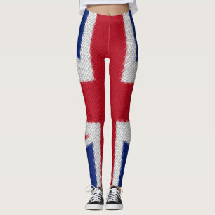 Leggings du drapeau tissé Union Jack