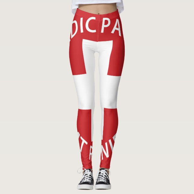 Leggings du logo Rainier (Devant)