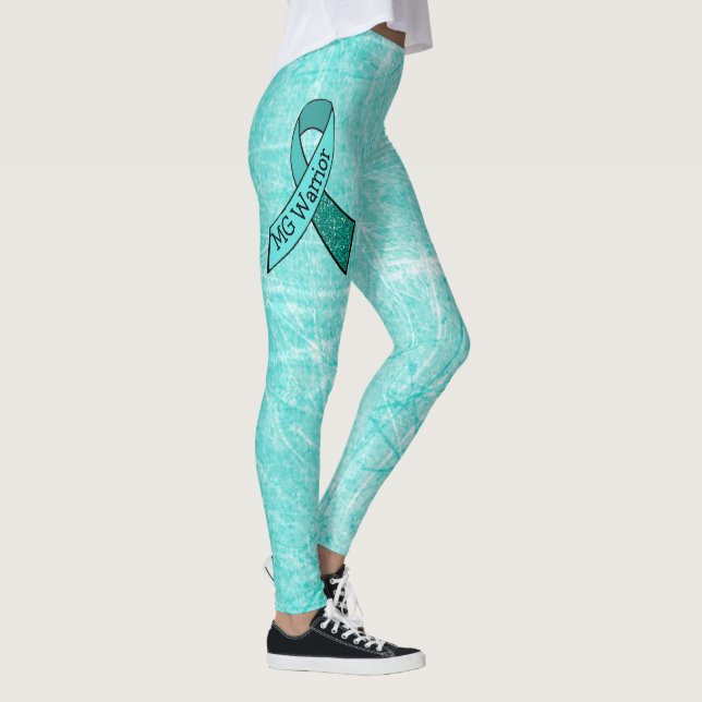 Leggings du ruban de sensibilisation aux guerriers (Droite)