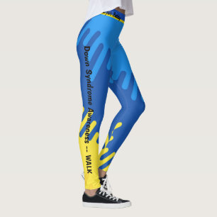 Leggings du syndrome de marche vers le bas des fem