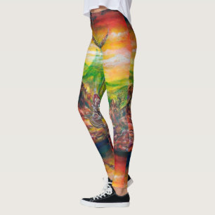 LEGGINGS DUEL MAGIQUE ENTRE BRADAMANT ET NEGROMANCER