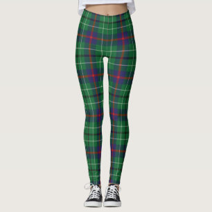 Leggings Duncan Tartan Scottish Clan Plaid Motif
