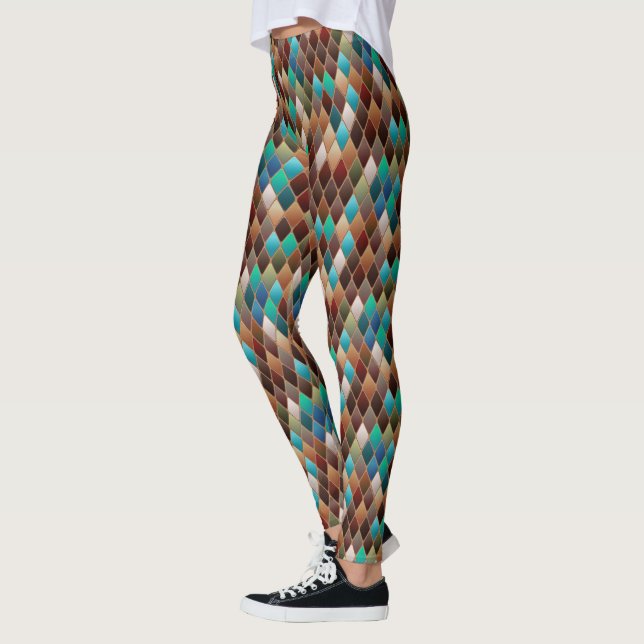 Leggings Earth Dragon Scales (Gauche)