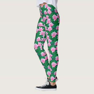 Leggings Eau rose Nichée dans une piscine