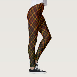 Leggings Échecs déformés extrêmement sale de rouille ou vie