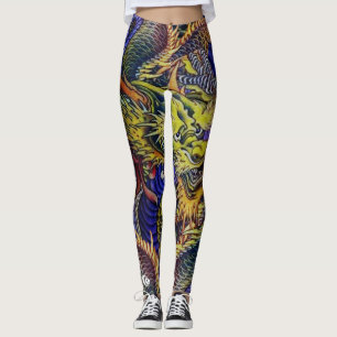 Leggings Échelles de dragon