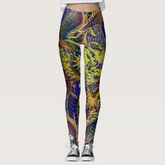Leggings Échelles de dragon