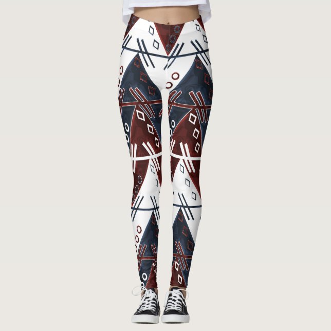 Leggings Écho américain (Devant)
