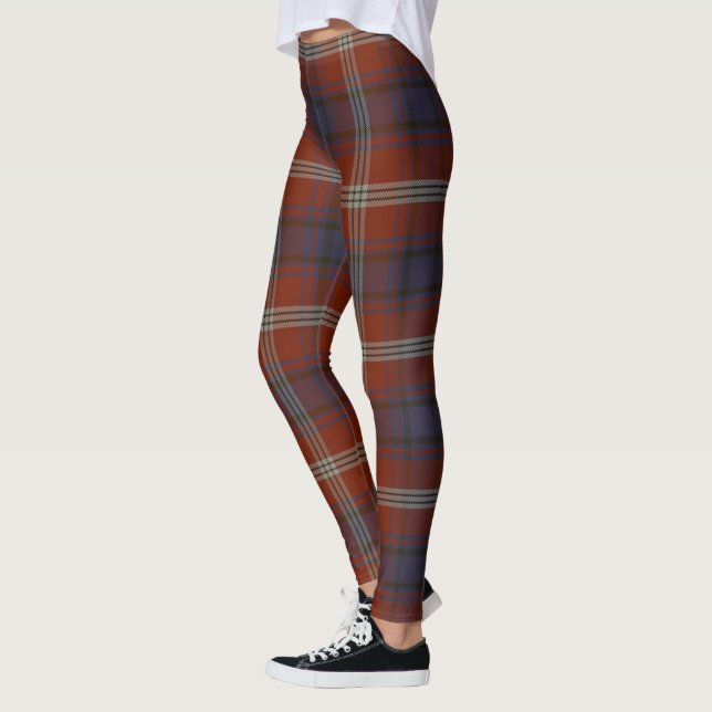 Leggings Ecosse Clan Ainslie Ancienne Tartan Femmes Leger (Gauche)