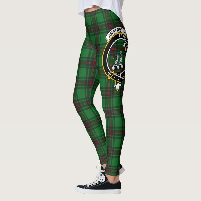 Leggings Ecosse Clan Anstruther Crest Tartan Femmes (Gauche)