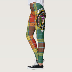 Leggings Ecosse Clan Buchanan Old Sett Crest Tartan Femmes