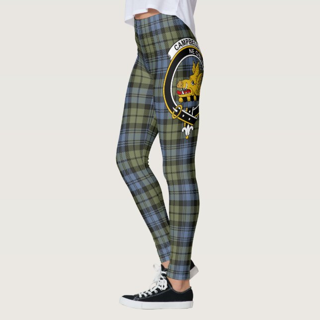 Leggings Ecosse Clan Campbell Faded Crest Tartan Women (Gauche)