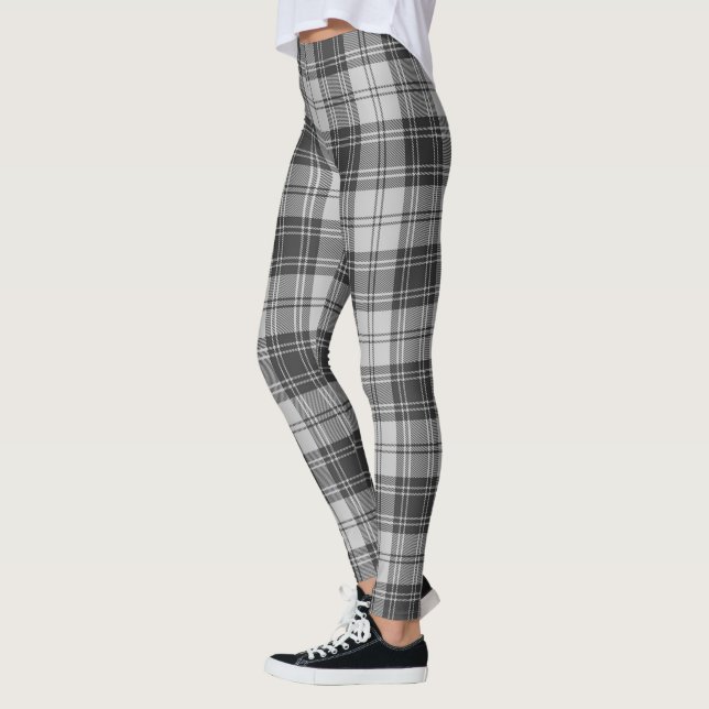 Leggings Ecosse Clan Douglas Grey Tartan moderne femmes (Gauche)