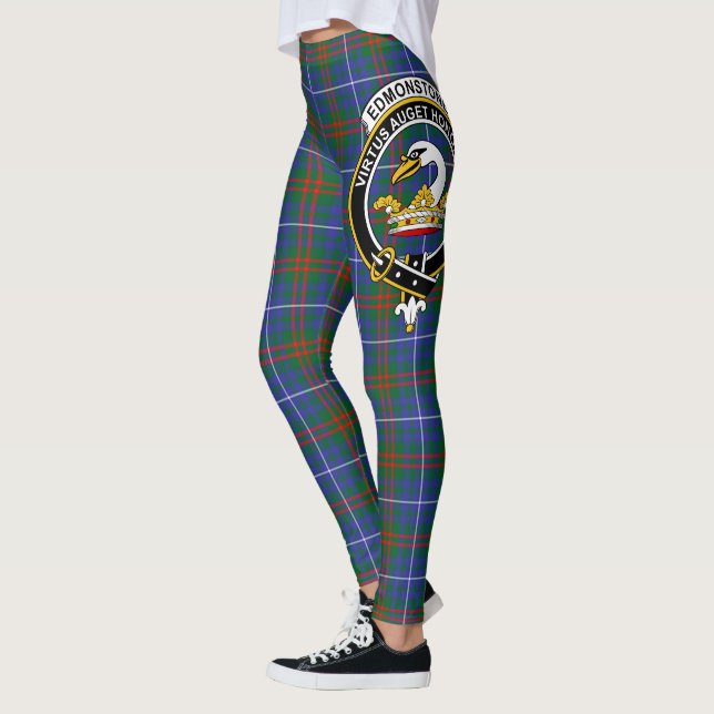 Leggings Ecosse Clan Edmonstone Crest Tartan Femmes (Gauche)