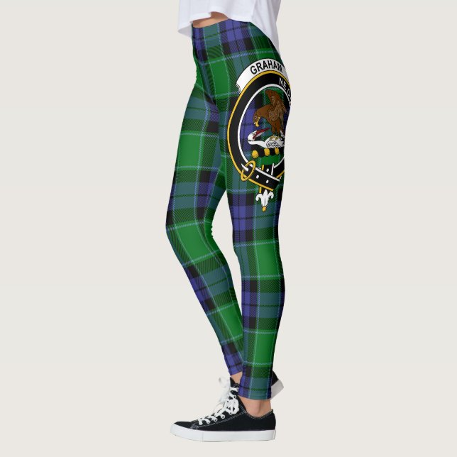 Leggings Ecosse Clan Graham De Menteith Modern Crest (Gauche)