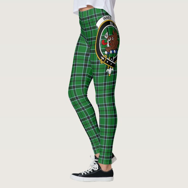 Leggings Ecosse Clan Innes Chasse Crest Tartan Femmes (Gauche)