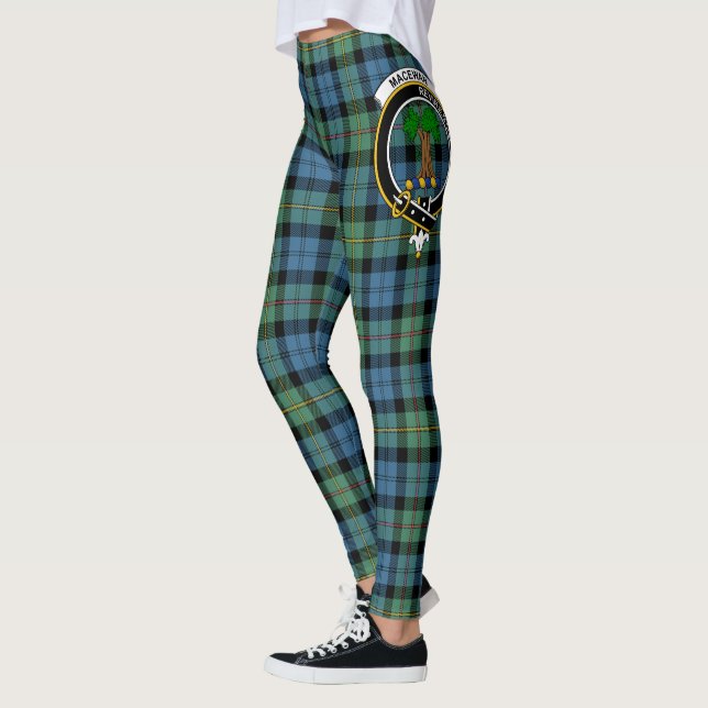 Leggings Ecosse Clan MacEwen Ancienne Crête Tartan Femmes (Gauche)