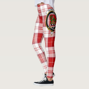 Leggings Ecosse Clan Maxwell Plaid Crest Tartan Femmes