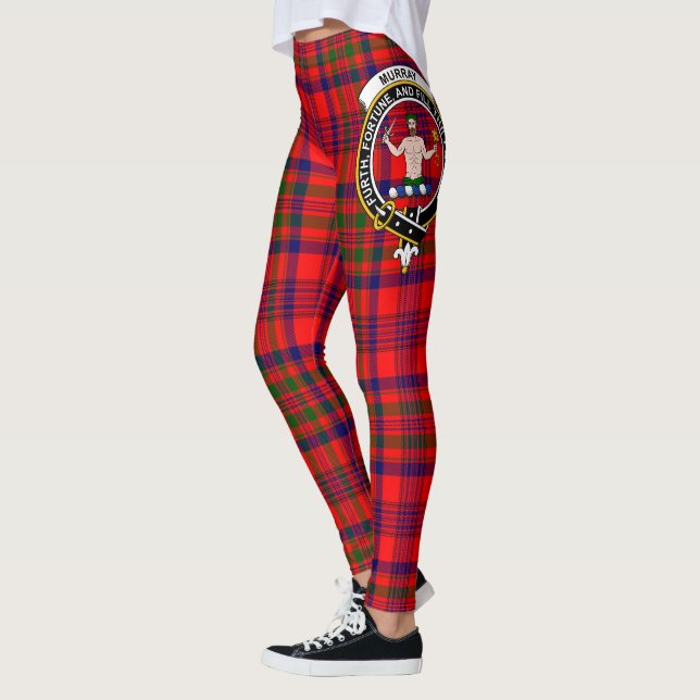 Leggings Ecosse Clan Murray de Tulloch Crest Tartan Women (Gauche)