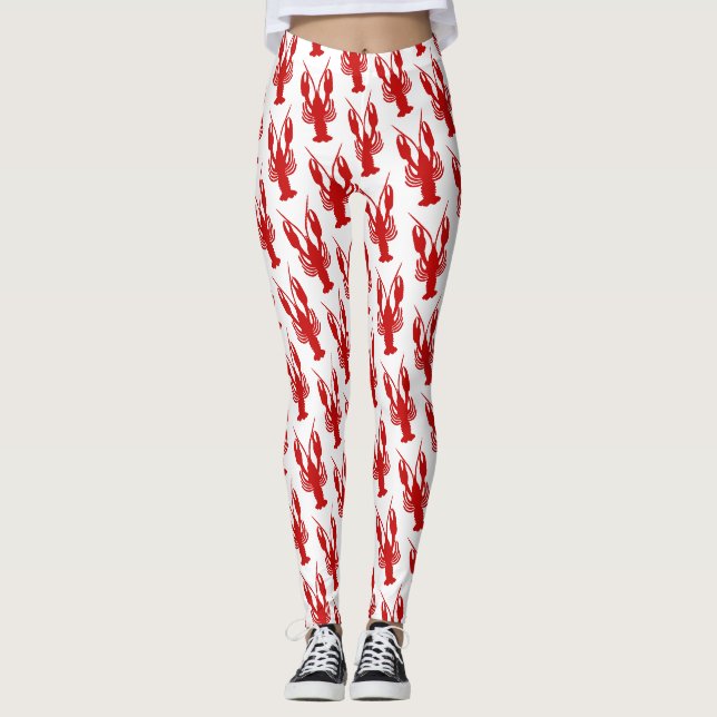 Leggings Écrevisses de Cajun (Devant)