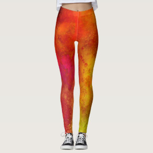 Leggings Effet Splatter de peinture Galaxy