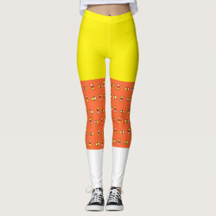 Leggings Éffrayant sucré- Corn bonbon Tri-Color