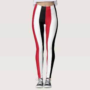 Leggings Égypte Couleurs du drapeau national Verticalement 