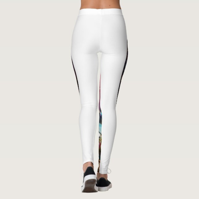 Leggings Élégance des fleurs (Dos)