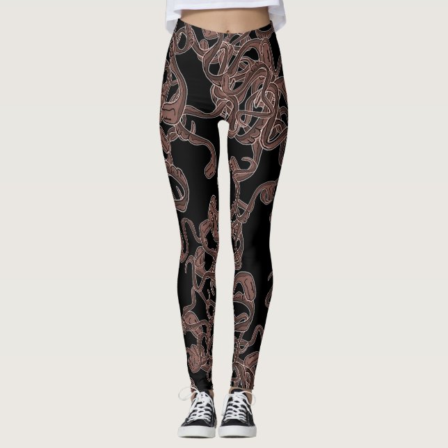 Leggings Élégance venimeuse (Devant)