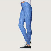 Elégant Bleu Abstrait Brossé Bandes Artwork |