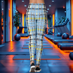 Leggings Elégant Motif écossais Tartan pour élégant Plaid