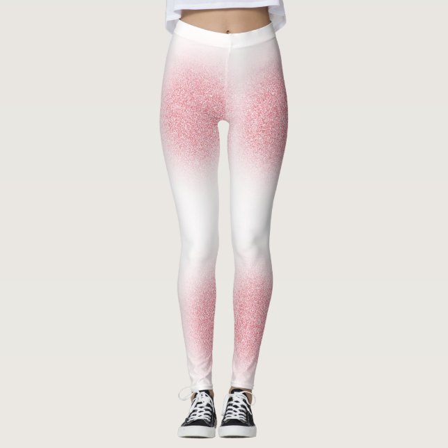 Leggings Elégant Rose Gold Moderne Modèle tendance (Devant)