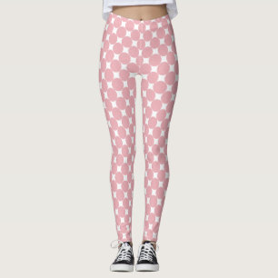 Leggings Elégant Rose or blanc Modèle moderne tendance