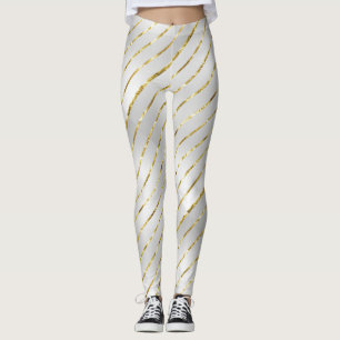 Leggings Élégant Silver Gold Joyeux Noël